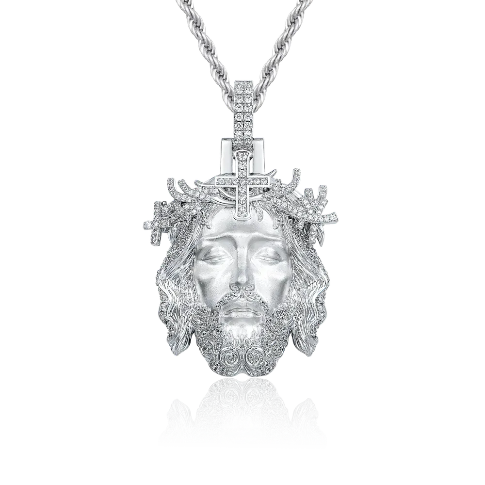 Jesus Piece Iced Pendant - Image 2