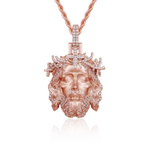 Jesus Piece Iced Pendant